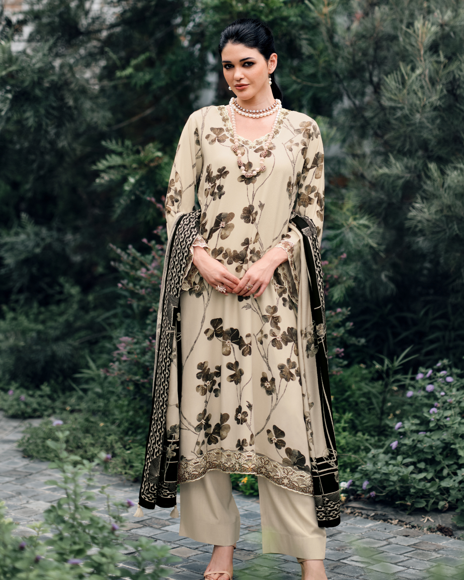 Fancy Viscose Pashmina Salwar Suits