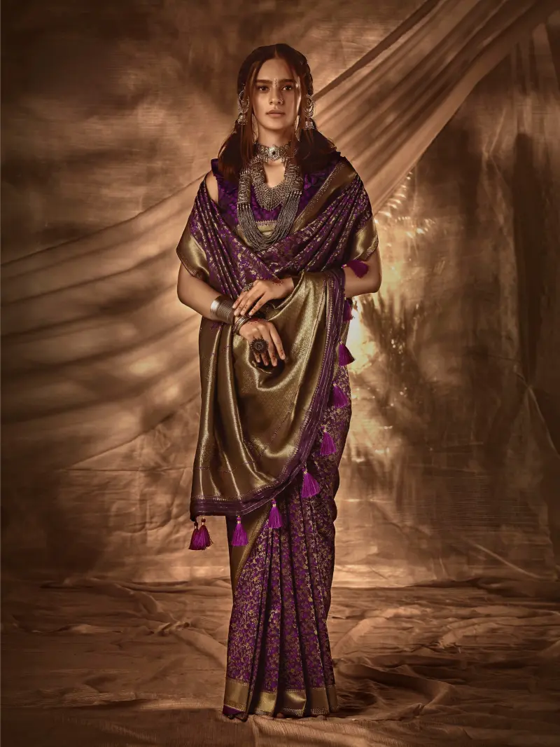 Heritage Zari Weave Saree