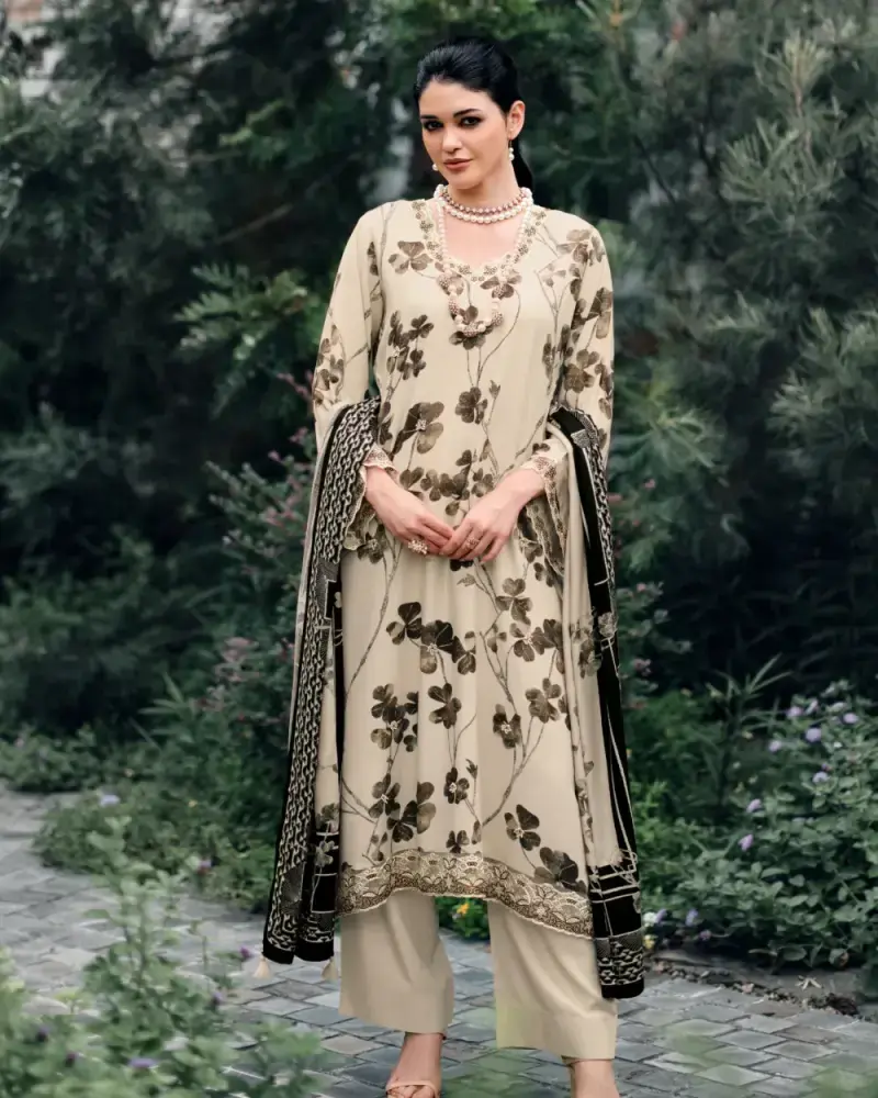 Fancy Viscose Pashmina Salwar Suits